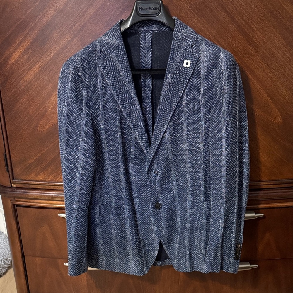 Lardini Made in Italy knit blazer